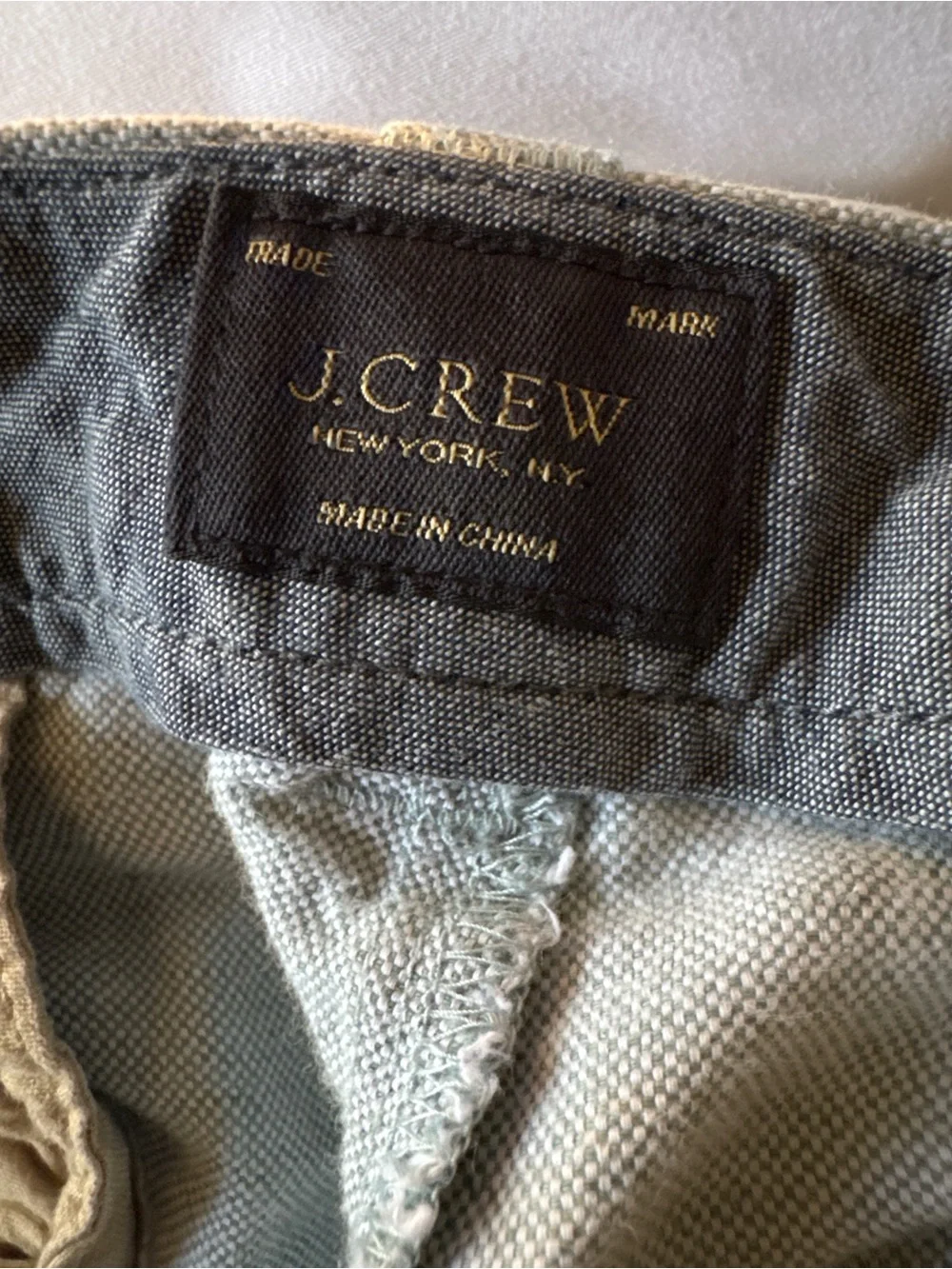 J.Crew Baird McNutt Irish Linen Shorts - Blue-Grey - Size 33